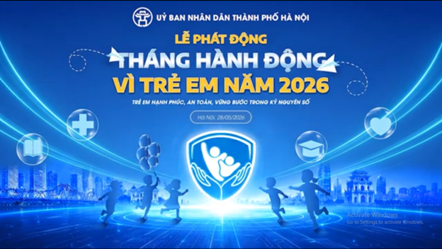 Trẻ em hạnh phúc, an toàn, vững bước trong kỷ nguyên số