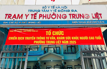 TTYT quận Đống Đa triển khai chiến dịch truyền thông tư vấn, khám sức khỏe người cao tuổi...