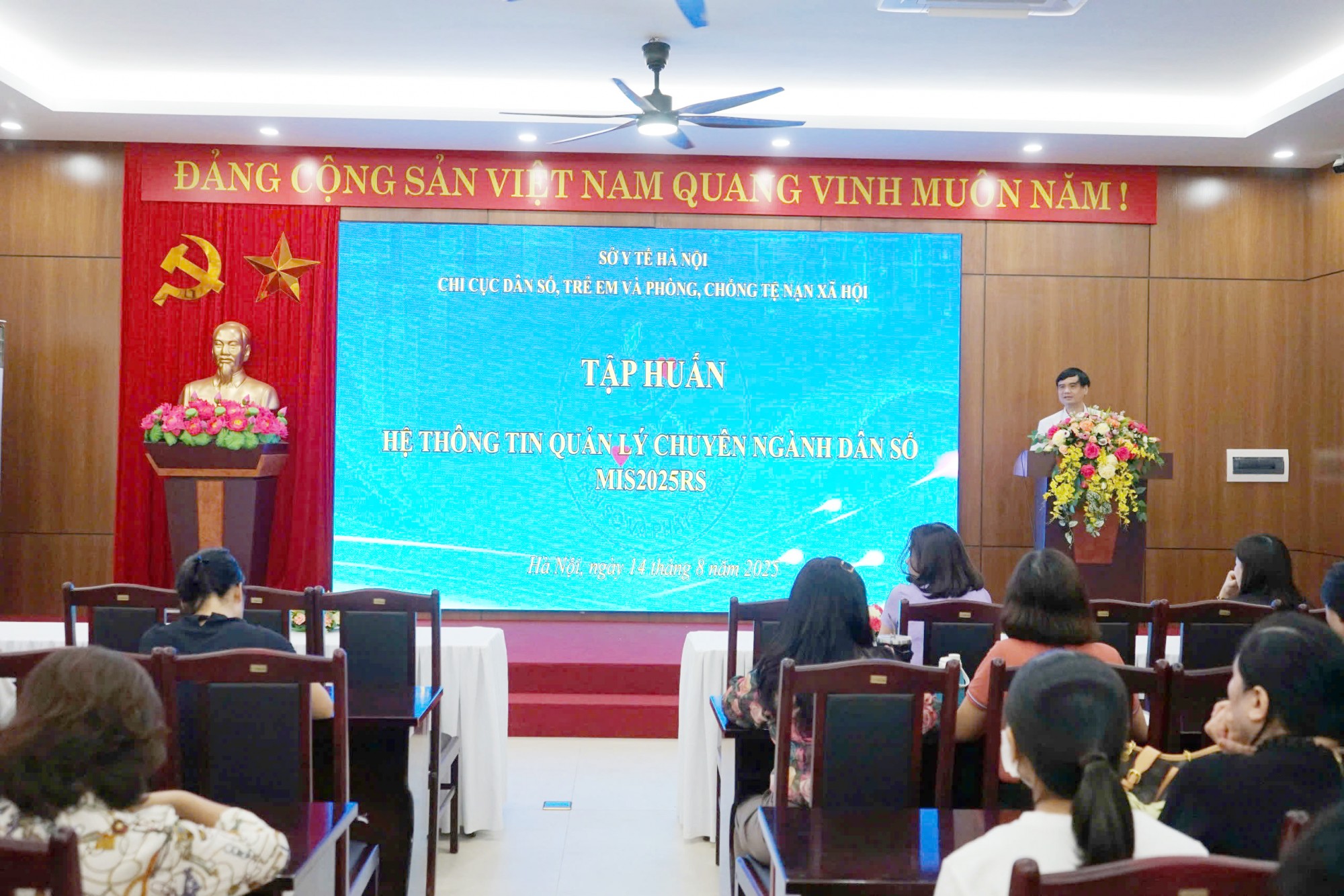 Hà Nội tổ chức tập huấn Hệ thông tin quản lý chuyên ngành Dân số MIS2025RS phục vụ triển khai mô hình chính quyền địa phương 2 cấp